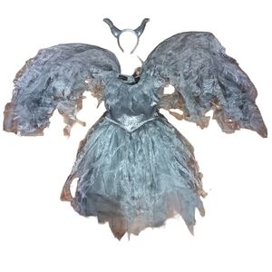 Spooked  Angel Maleficent Gray Costume
